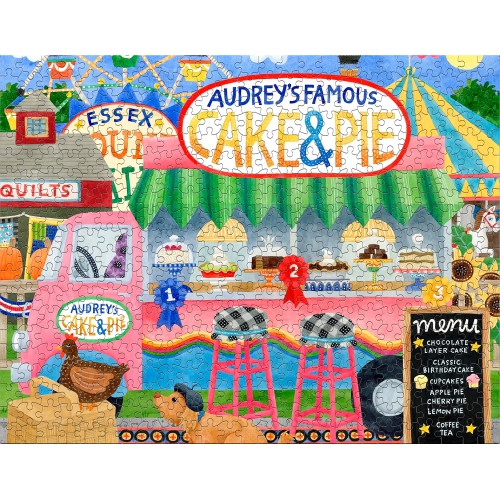 Ceaco - 4 in 1 Multipack - Food Trucks - 500 Piece Jigsaw Puzzles