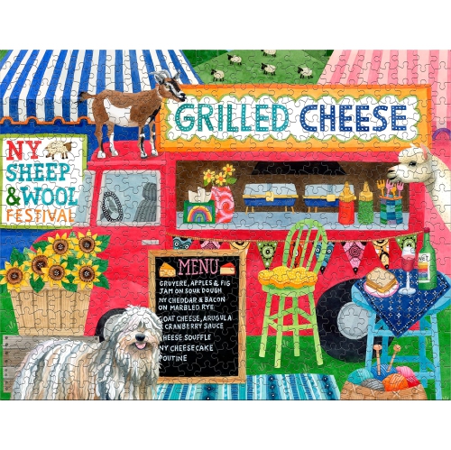 Ceaco - 4 in 1 Multipack - Food Trucks - 500 Piece Jigsaw Puzzles