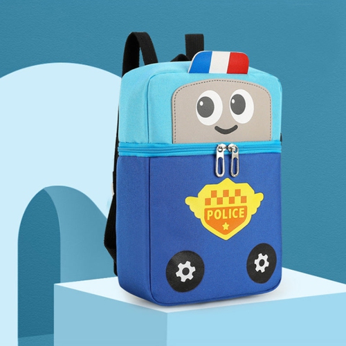 PANDACO Police Car Children's Backpack