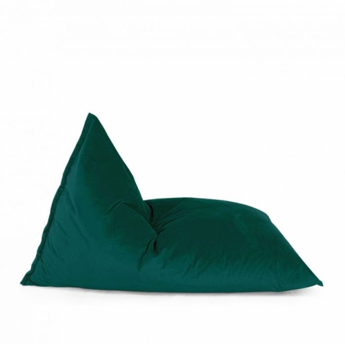 Extra Large Origami Velvet Bean Bag Cover - 59" x 43.25" - Green