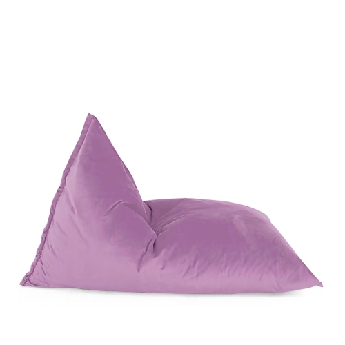 Large Ecogami Velvet Bean Bag Cover - 59" x 43.25" - Pink