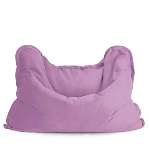 Mini Velvet Rectangular Bean Bag Cover - 43" x 55" - Pink