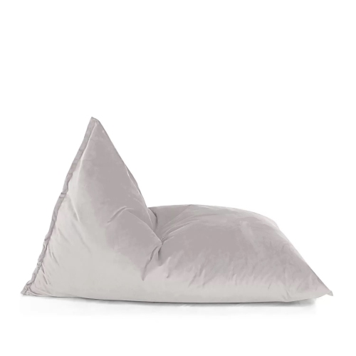 Gigami Triangular Velvet Bean Bag Cover - 78.75" x 53" - Ivory