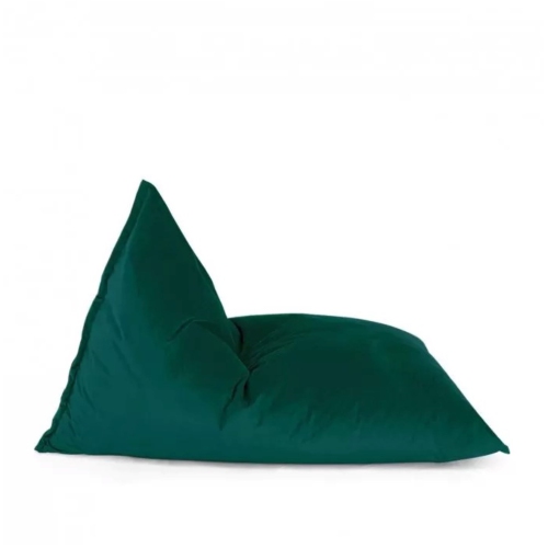 Gigami Triangular Velvet Bean Bag Cover - 78.75" x 53" - Green