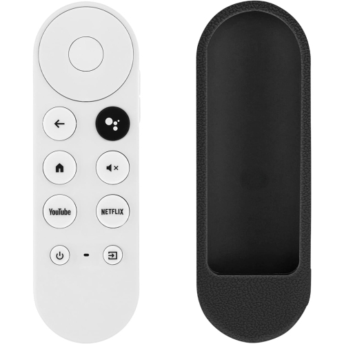 Voice Remote Control Replacement for 2020 Google TV 4K Snow, Fit for 2020 Google Chromecast 4K Snow G9N9N GA01920, with 2 Shortcut Buttons(Remote