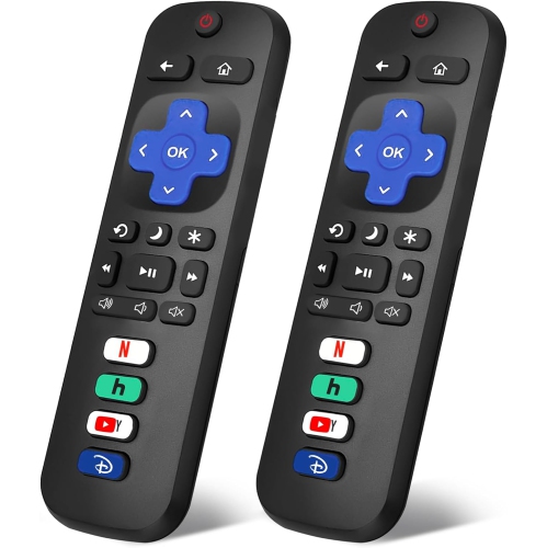 Replacement for Roku Remote,Universal Remote for All Roku TV, for TCL Roku/Hisense Roku/Onn Roku/RCA Roku/Sharp Roku ect, Not for Roku Stick & Box &