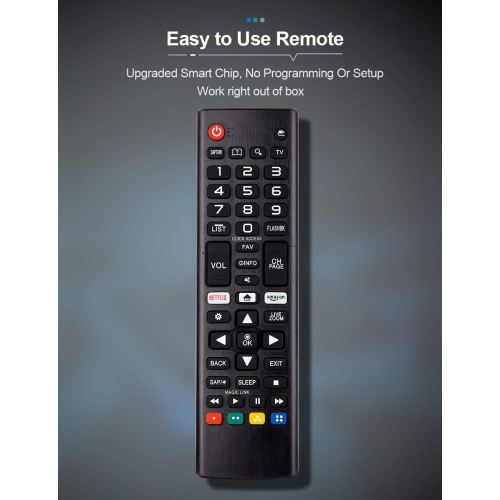 Universal Remote Control for All LG Smart TV LCD LED OLED UHD HDTV Plasma Magic 3D 4K Webos TVs, for LG TV