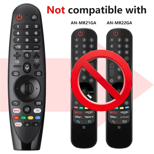 Universal Remote Control for All LG Smart TV LCD LED OLED UHD HDTV Plasma Magic 3D 4K Webos TVs, for LG AN-MR20GA Remote