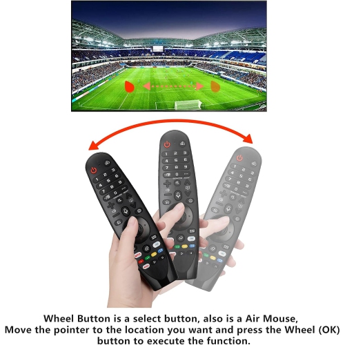Universal Remote Control for All LG Smart TV LCD LED OLED UHD HDTV Plasma Magic 3D 4K Webos TVs, for LG AN-MR20GA Remote