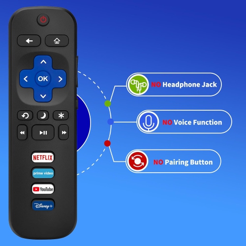 Universal Remote Control for All LG Smart TV LCD LED OLED UHD HDTV Plasma Magic 3D 4K Webos TVs, for TCL Roku TV