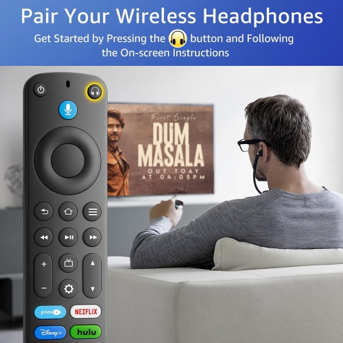 Replacement-Voice-Remote Compatible with Fire-TV-Stick/TV Cube/Insignia/Toshiba/Pioneer Fire Smart TV Controls, G25N8L