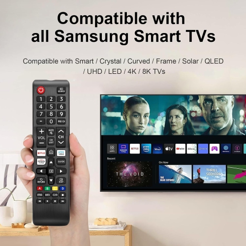 Replacement-Voice-Remote Compatible with Fire-TV-Stick/TV Cube/Insignia/Toshiba/Pioneer Fire Smart TV Controls, BN59-01315J