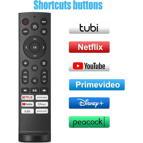 ERF3A90 de télécommande universelle pour toutes les télécommandes de téléviseur Hisense, contrôle de remplacement pour les téléviseurs laser/Hisense