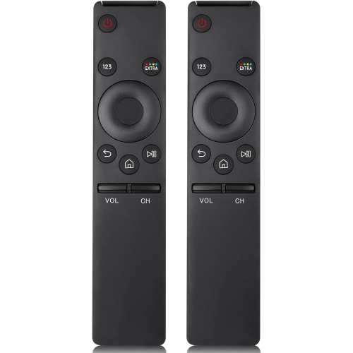 Trousse de remplacement universelle de 2 pour télécommande Samsung-Smart-TV-Remote Compatible avec les téléviseurs QLED à cristaux incurvés Frame de