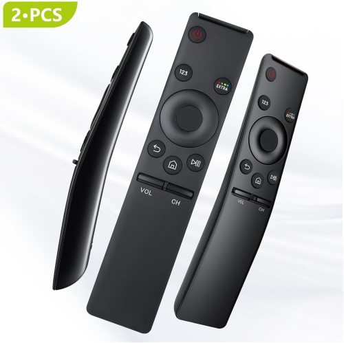 Universal Replacement Pack of 2 for Samsung-Smart-TV-Remote Control Compatible with Samsung Frame Curved Crystal QLED TVs