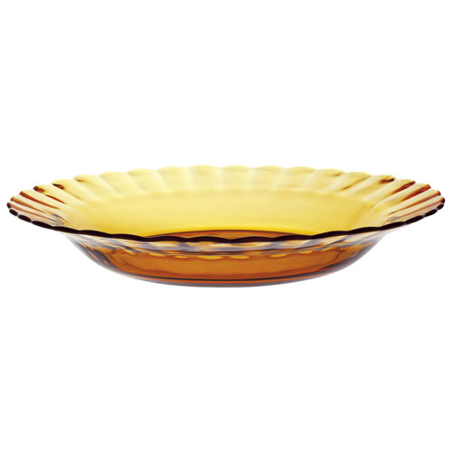 Service de vaisselle en verre trempé 24 pièces Le Picardie de Duralex - Ambré