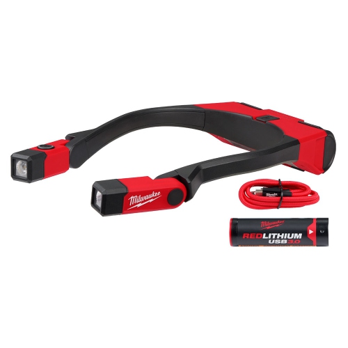 MILWAUKEE  Tool 400 Lumens Led Redlithium Rechargeable Neck Light