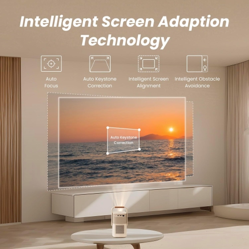 Yaber T2 Plus Outdoor Projector with WiFi 6, Bluetooth and Dolby Audio