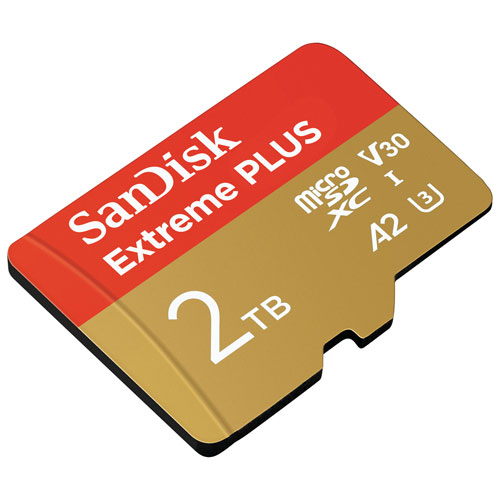 SanDisk Extreme PLUS 2TB 250MB/s microSDXC UHS-I Card Memory Card