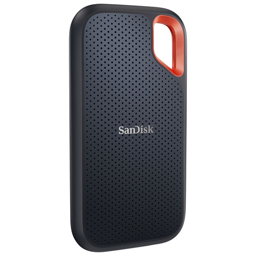 Disque SSD externe portatif USB 3.2 de 8 To Extreme Pro de Sandisk (SDSSDE61-8T00-G25) - Noir