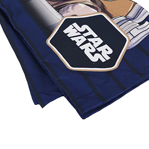 Mandalorian 4 Pcs Full Sheet Set for Kids - Flat Sheet Fitted Sheet 2 Pillowcase