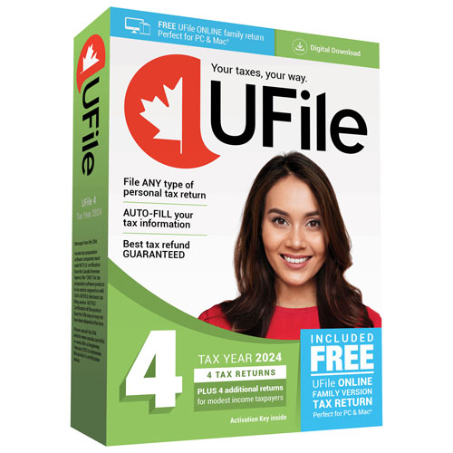 UFile Tax Year 2024 - 4 Returns - Bilingual