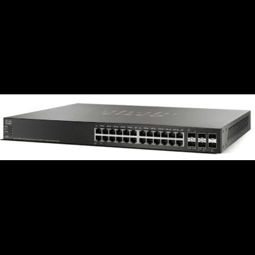 REFURBISHED GOOD Cisco SG500X-24MPP SG500X-24MPP-K9 24-Port GIG PoE +10G Uplink Switch. 90 days warranty