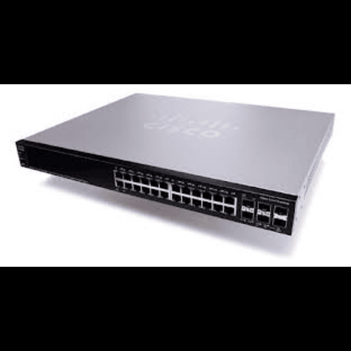 REFURBISHED GOOD Cisco SG500X-24MPP SG500X-24MPP-K9 24-Port GIG PoE +10G Uplink Switch. 90 days warranty