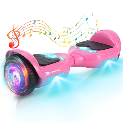 Gyrocopters Prime All-Terrain Hoverboard | Speed up to 15km/h | 300W Powerful Motor | 6.5” LED wheels | 165 lbs weight capacity | UL2272 certified |