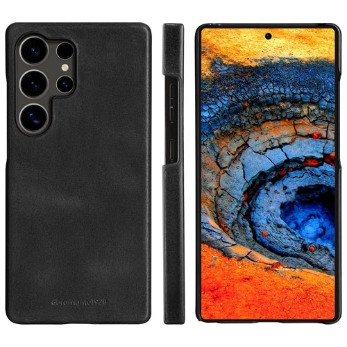 Étui-portefeuille 2-en-1 Lynge de Dbramante1928 pour Galaxy S25 Ultra - Noir