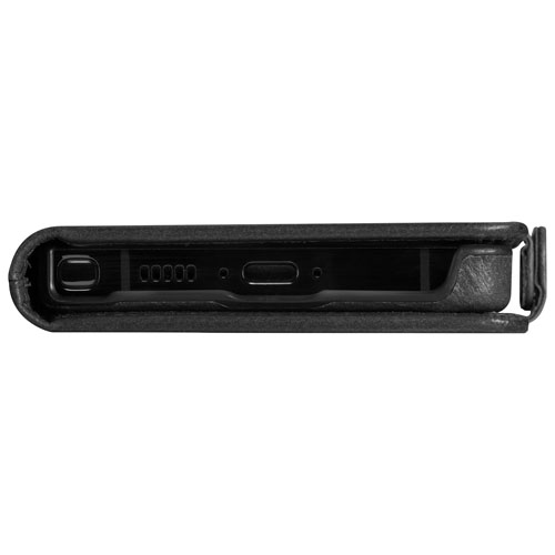 Étui-portefeuille 2-en-1 Lynge de Dbramante1928 pour Galaxy S25 Ultra - Noir