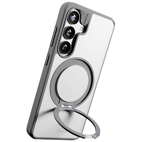 TUFF8 Glide360 Qi2 Rugged Case for Galaxy S25 - Grey