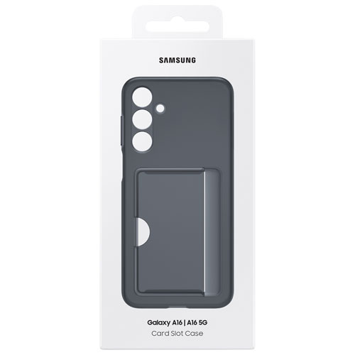 Étui à fentes pour cartes de Samsung pour Galaxy A16 - Noir