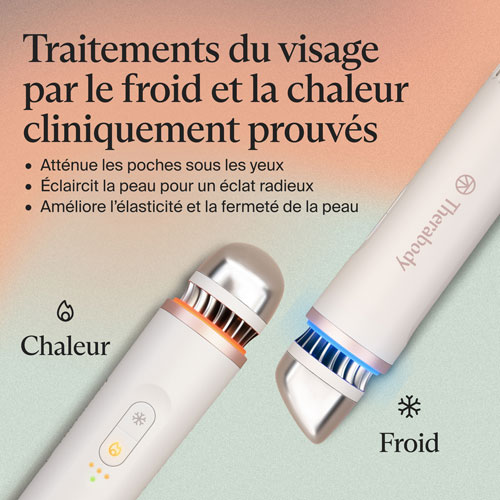 Bâton lissant Theraface de Therabody - Blanc