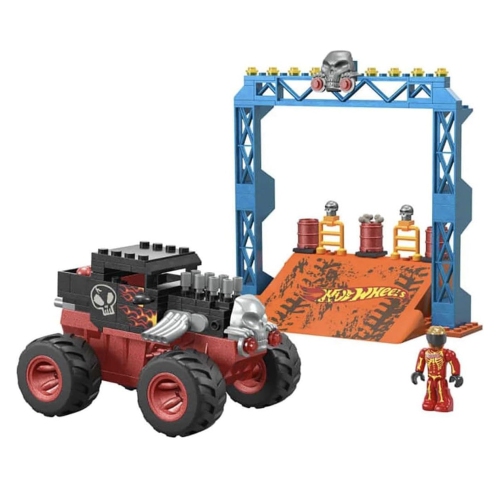 Image 1 de 7.. MEGA Hot Wheels – Ensemble de construction Bone Shaker Trucks de MEGA Hot Wheels