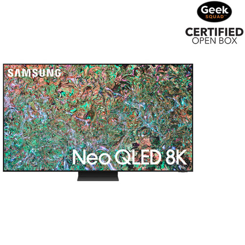 Boîte ouverte - Téléviseur intelligent Tizen HDR Neo QLED UHD 8K de 65 po de Samsung - 2024 - Noir graphite