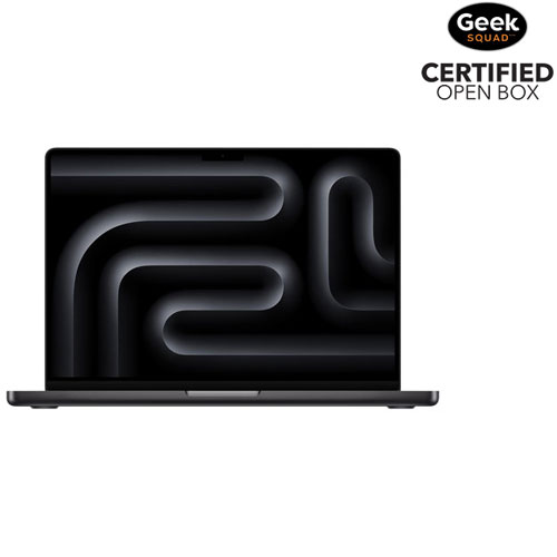Image 1 of 1.. Open Box - Apple MacBook Pro 14.2" - Space Black (Apple M4/16GB RAM/512GB SSD) - En