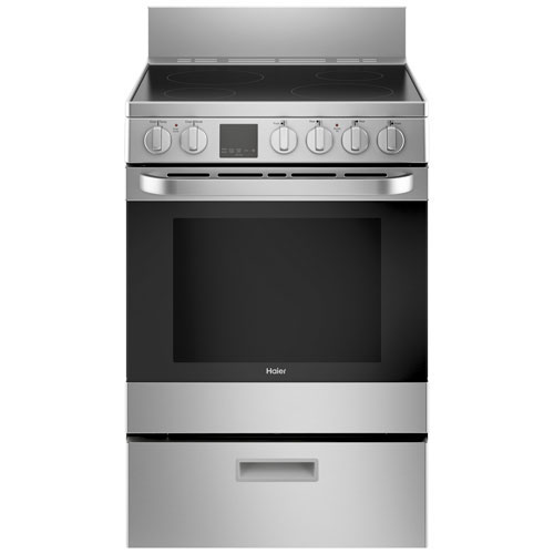 Open Box - Haier 24" 2.9 Cu. Ft. Convection Smooth Top Electric Range -Scratch & Dent