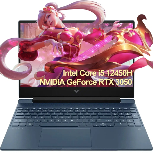 HP  - Victus 15.6" Full HD 144Hz Gaming Laptop - Intel Core I5 12450H - 16GB Memory - 512GB SSD - Nvidia Geforce Rtx 3050 - Performance - Windows 11