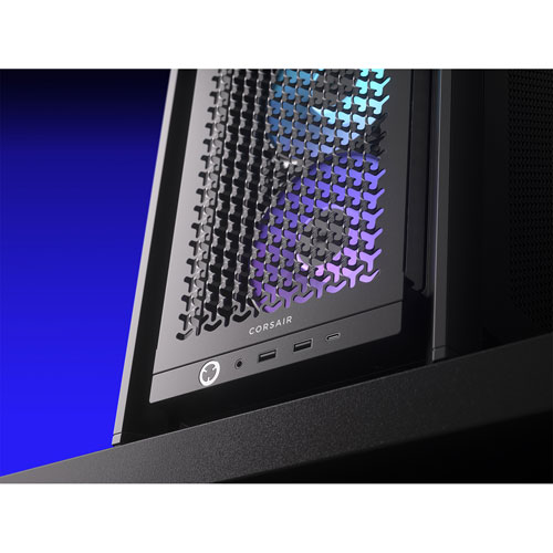 Tour d'ordinateur mi-hauteur ATX 4000D ARGB Frame de Corsair - Noir