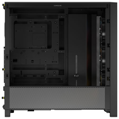 Tour d'ordinateur mi-hauteur ATX 4000D ARGB Frame de Corsair - Noir