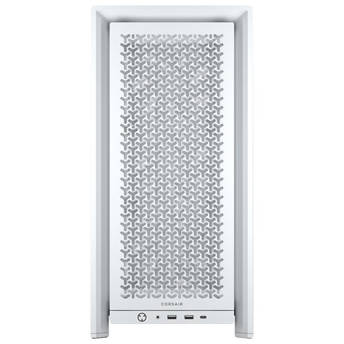 Tour d'ordinateur mi-hauteur ATX 4000D Frame de Corsair - Blanc