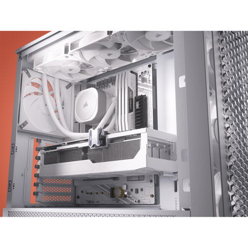 Tour d'ordinateur mi-hauteur ATX 4000D Frame de Corsair - Blanc