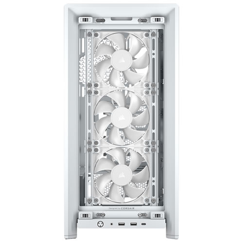 Corsair Frame 4000D Mid Tower ATX Computer Case - White