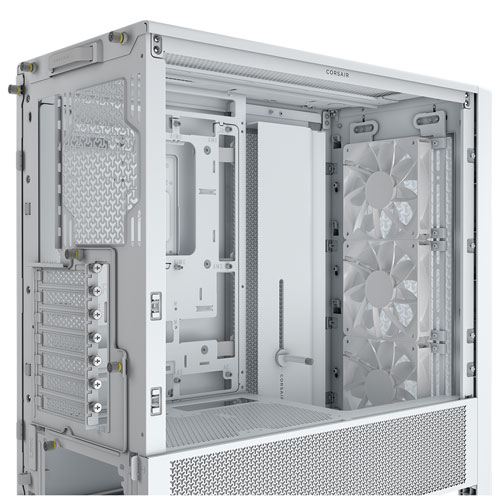 Corsair Frame 4000D Mid Tower ATX Computer Case - White