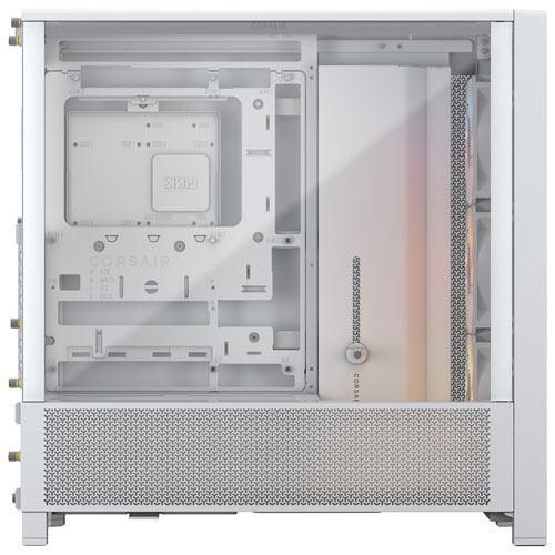 Tour d'ordinateur mi-hauteur ATX 4000D ARGB Frame de Corsair - Blanc