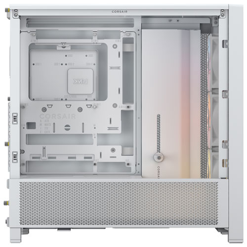 Tour d'ordinateur mi-hauteur ATX 4000D ARGB Frame de Corsair - Blanc