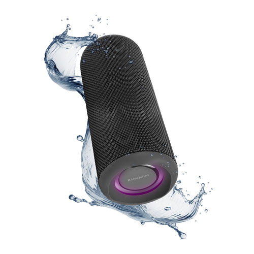 LOGiiX Blue Piston Max Waterproof Bluetooth Wireless Speaker - Black