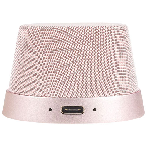 LOGiiX Blue Piston Mini Mag Wireless Bluetooth Speaker - Baby Pink
