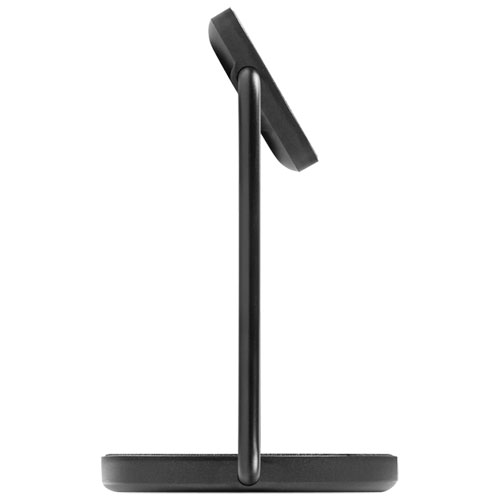 Support de chargement sans fil Qi2 repliable 2-en-1 de LOGiiX avec MagSafe - Noir